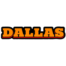 Dallas | Burger | Pizza logo.